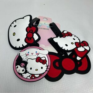 New Sanrio Hello Kitty and Friends Kuromi Cinnamoroll Rubber 4 Luggage Tag